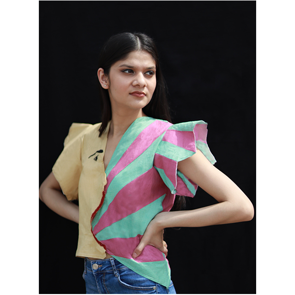 Hand embroidery & patch work cotton shirt, Hand embroidery, Patch work - image 2